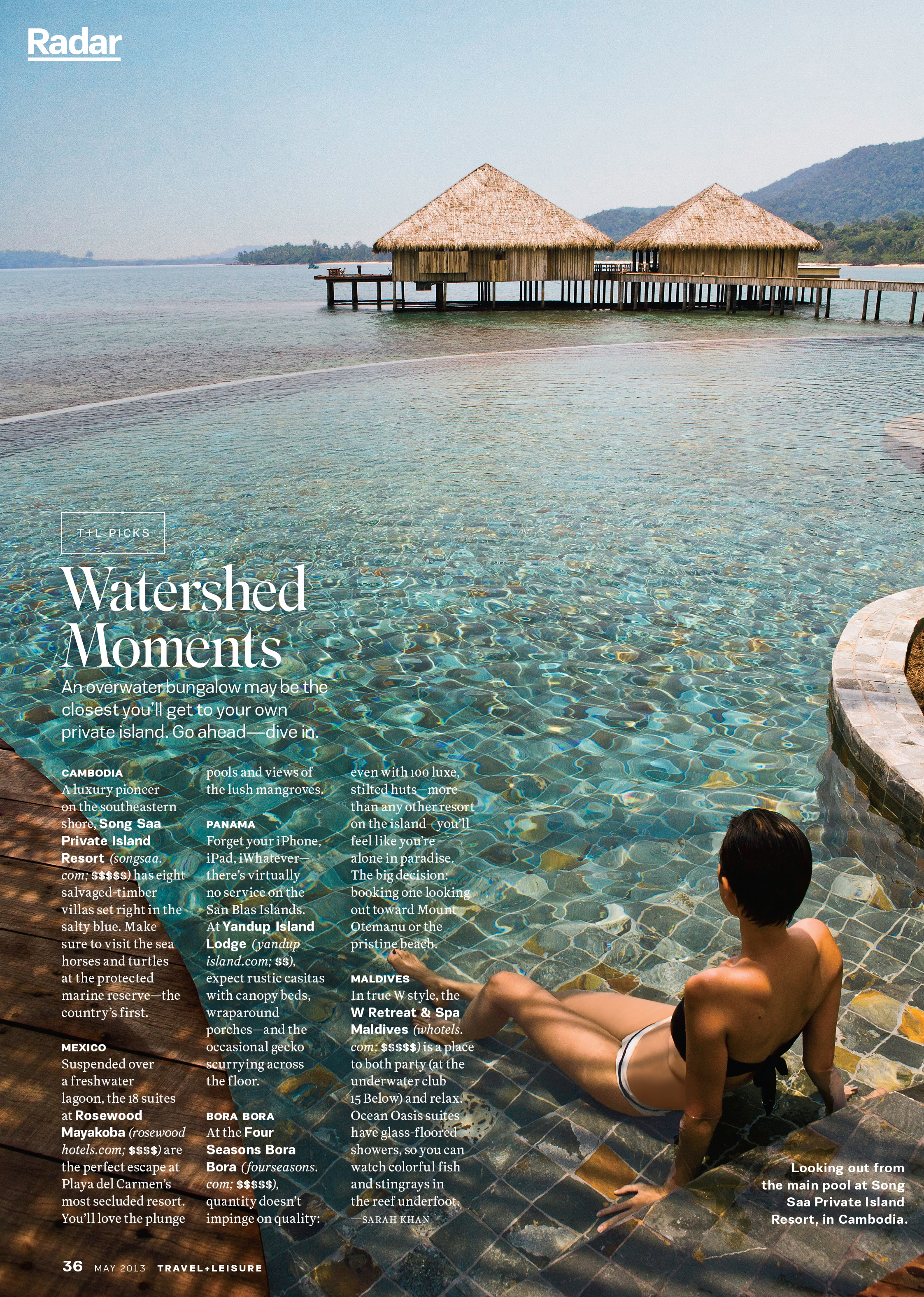 Travel + Leisure: Watershed Moments