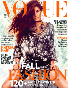 Vogue India Sept 2015 Cover