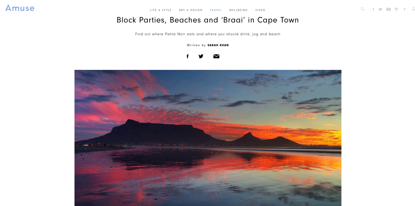 Amuse: Block Parties, Beaches and Braai in Cape Town