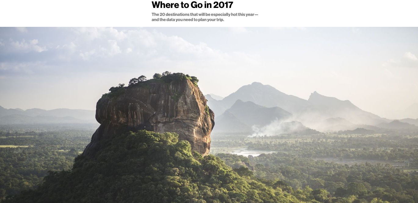 Bloomberg Pursuits: Where to Go in 2017