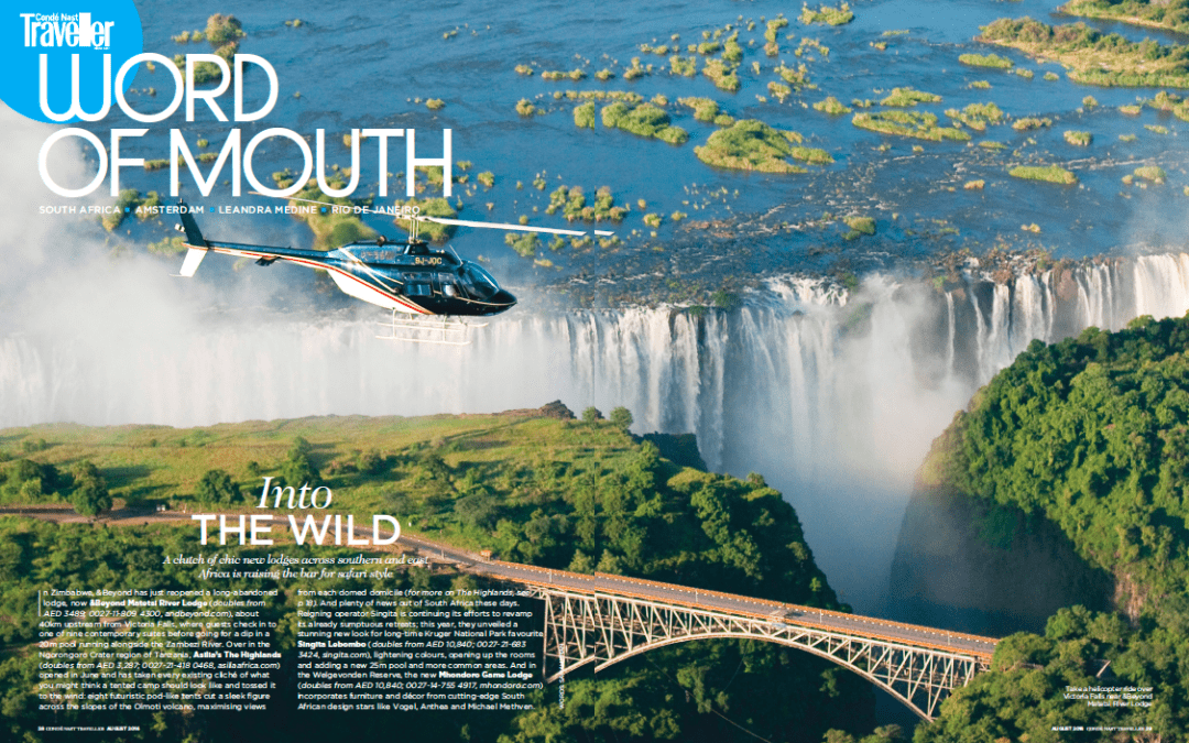 CondÃ© Nast Traveller Middle East: Into the Wild