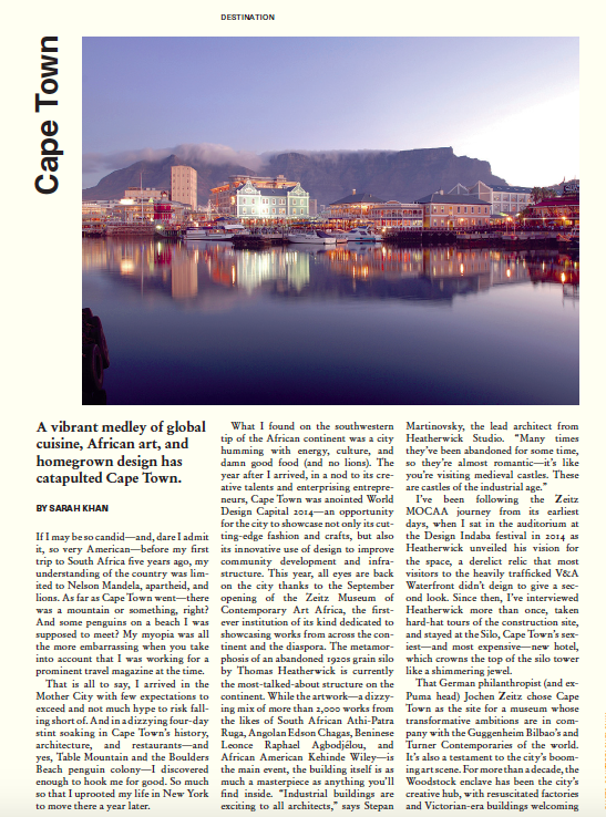 Surface: Destination – Cape Town