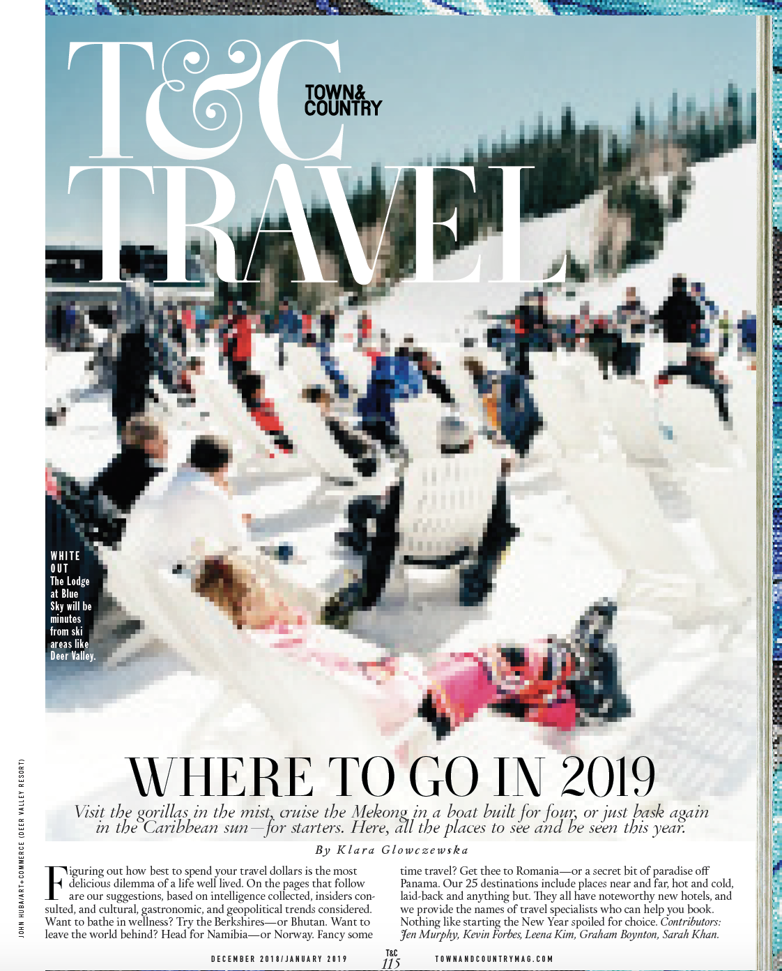 Town & Country: Where to Go in 2019