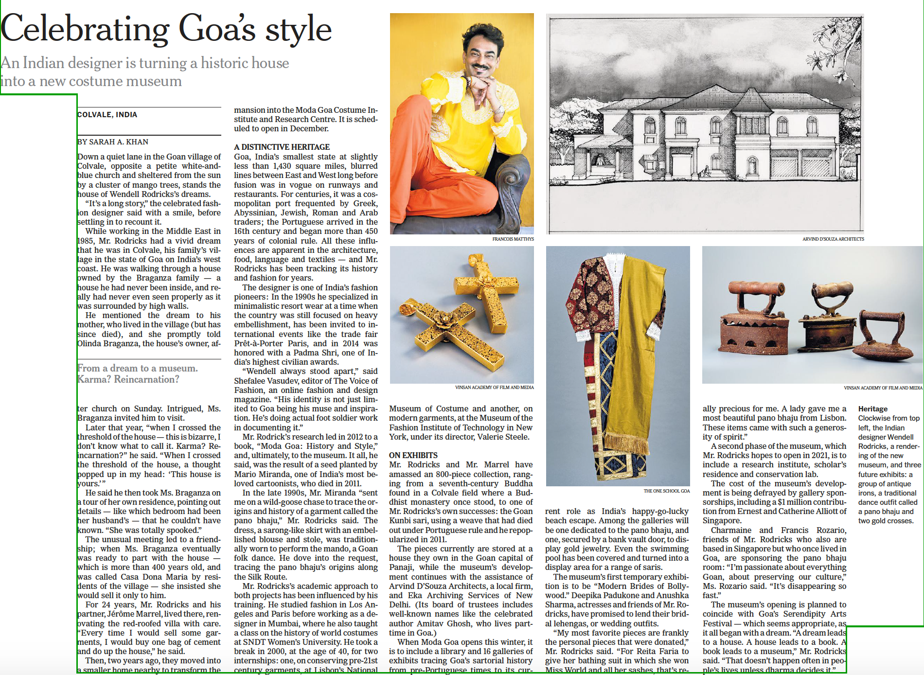New York Times: Isn’t Goa Style a Bikini? Not According to a New Museum