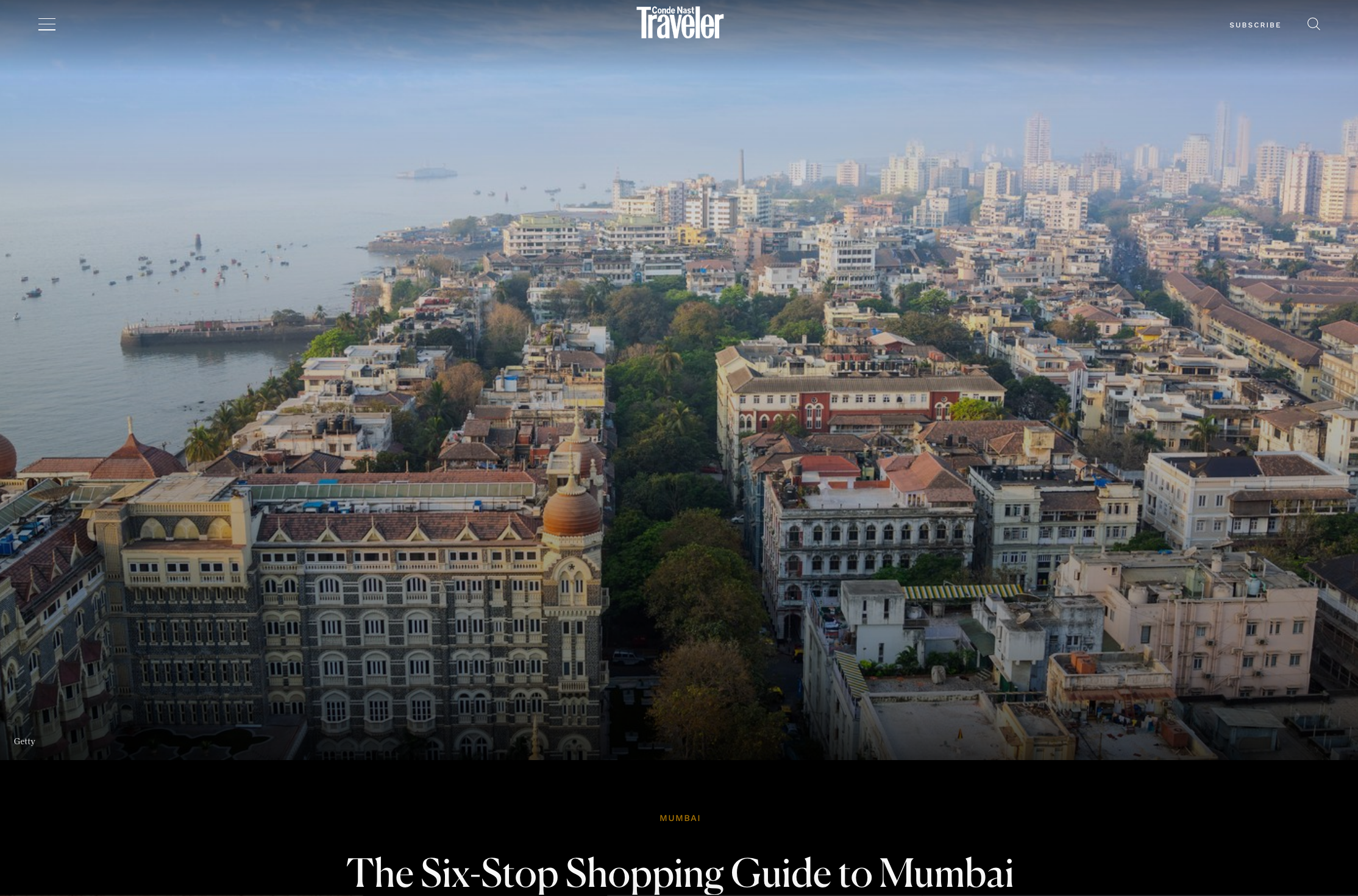 Condé Nast Traveler: The Six-Stop Shopping Guide to Mumbai