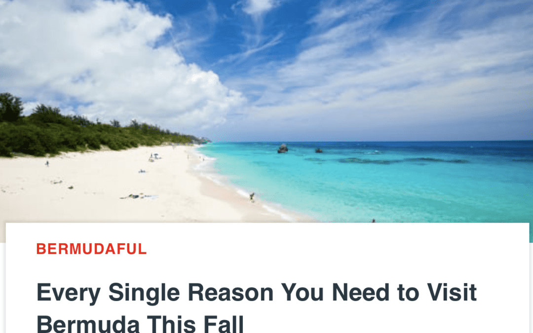 Daily Beast: Every Single Reason You Need to Visit Bermuda This Fall