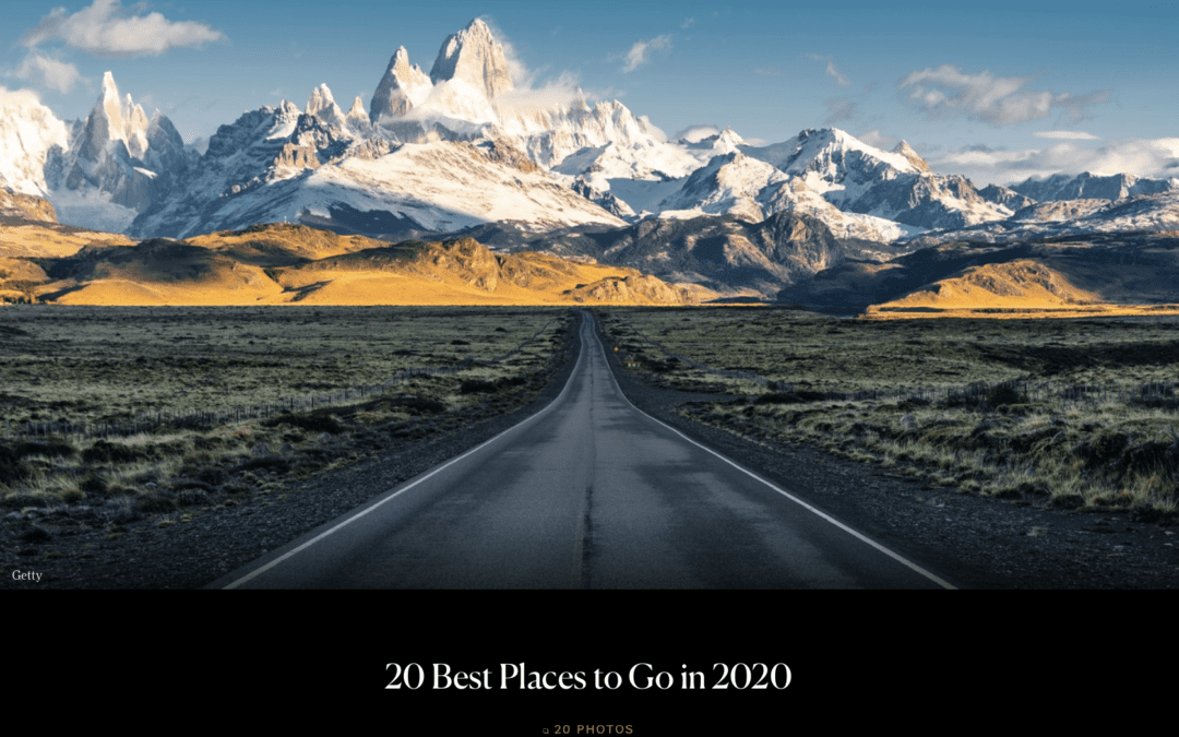 CondÃ© Nast Traveler: 20 Best Places to Go in 2020