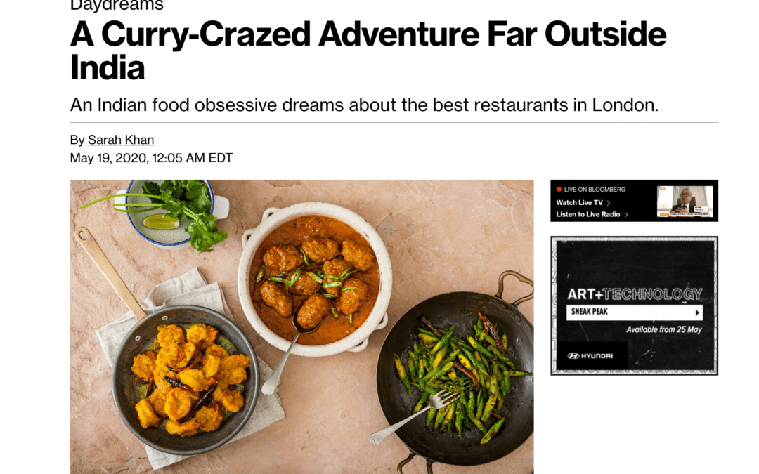 Bloomberg Pursuits: A Curry-Crazed Adventure Far Outside India