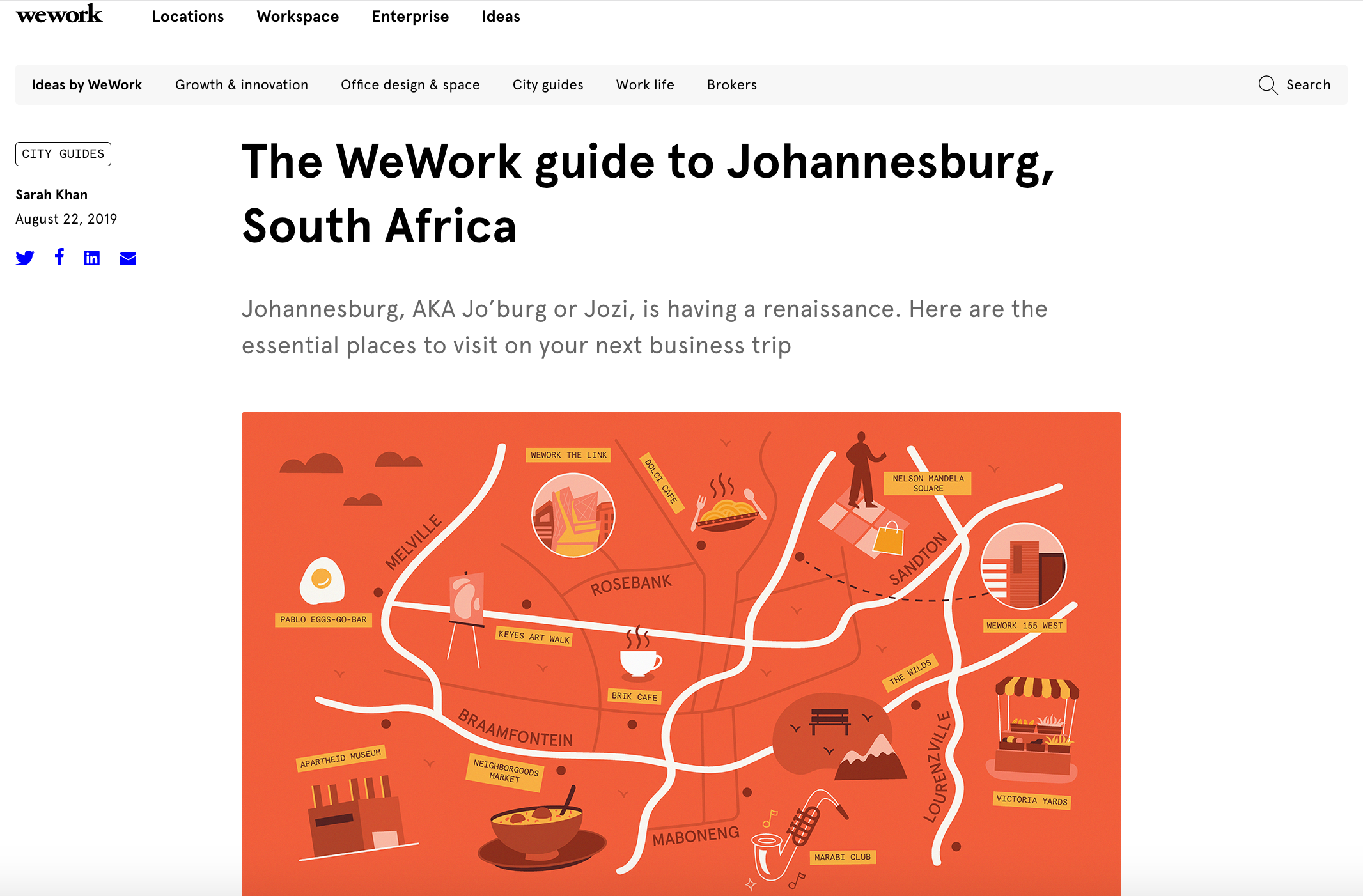 WeWork: The WeWork Guide to Johannesburg, South Africa
