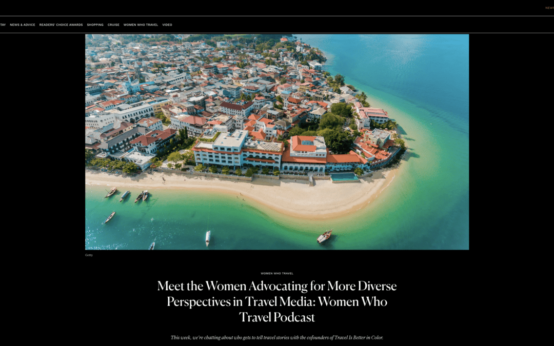 CondÃ© Nast Traveler: Meet the Women Advocating for More Diverse Perspectives in Travel Media