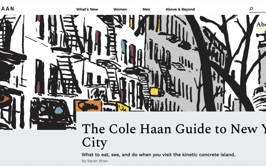 The Cole Haan Guide to New York City