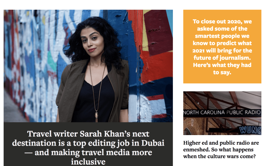 Neiman Lab: Travel writer Sarah Khanâ€™s next destination is a top editing job in Dubai â€” and making travel media more inclusive