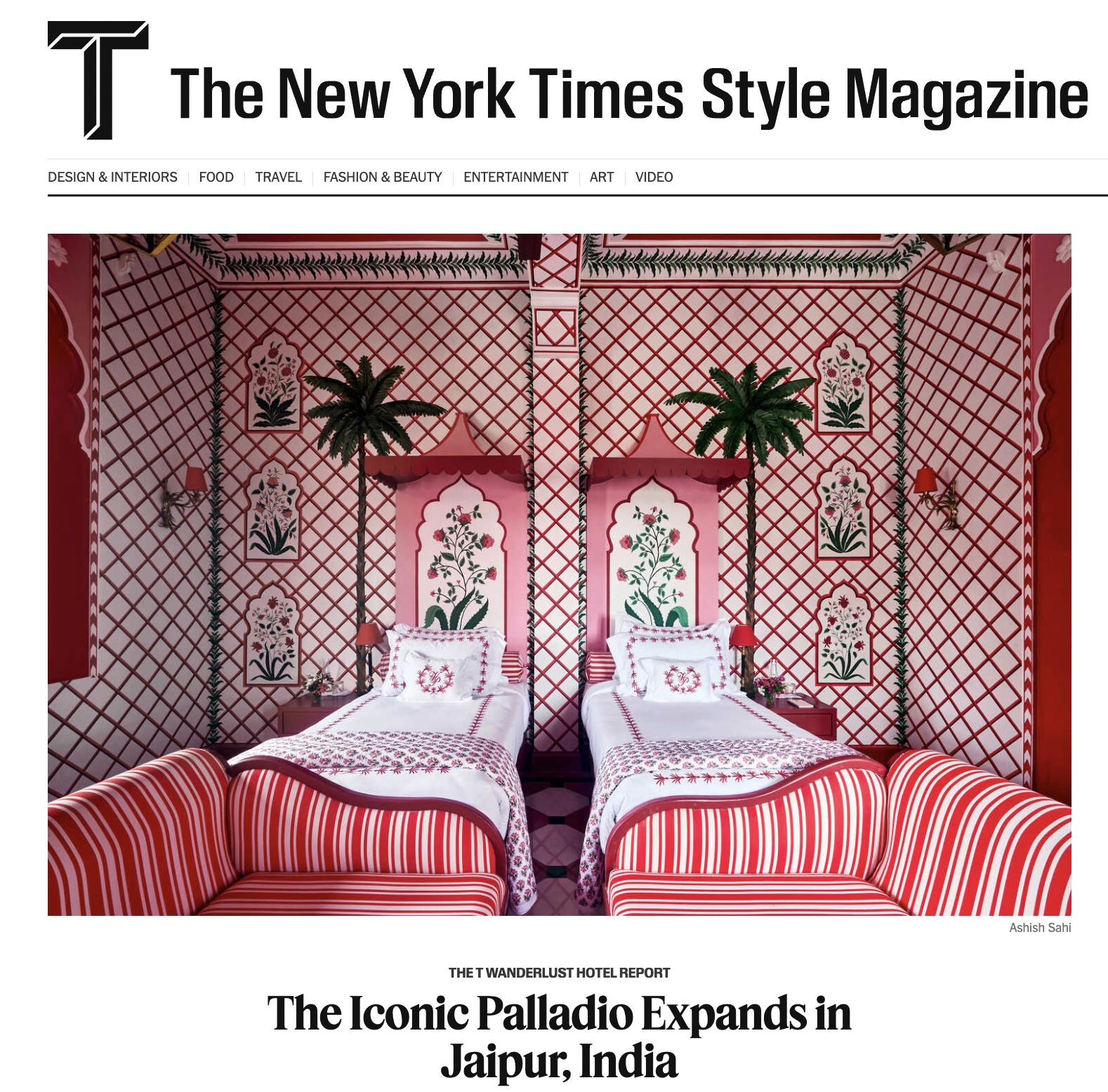 New York Times T Magazine: Jaipur and Lamu