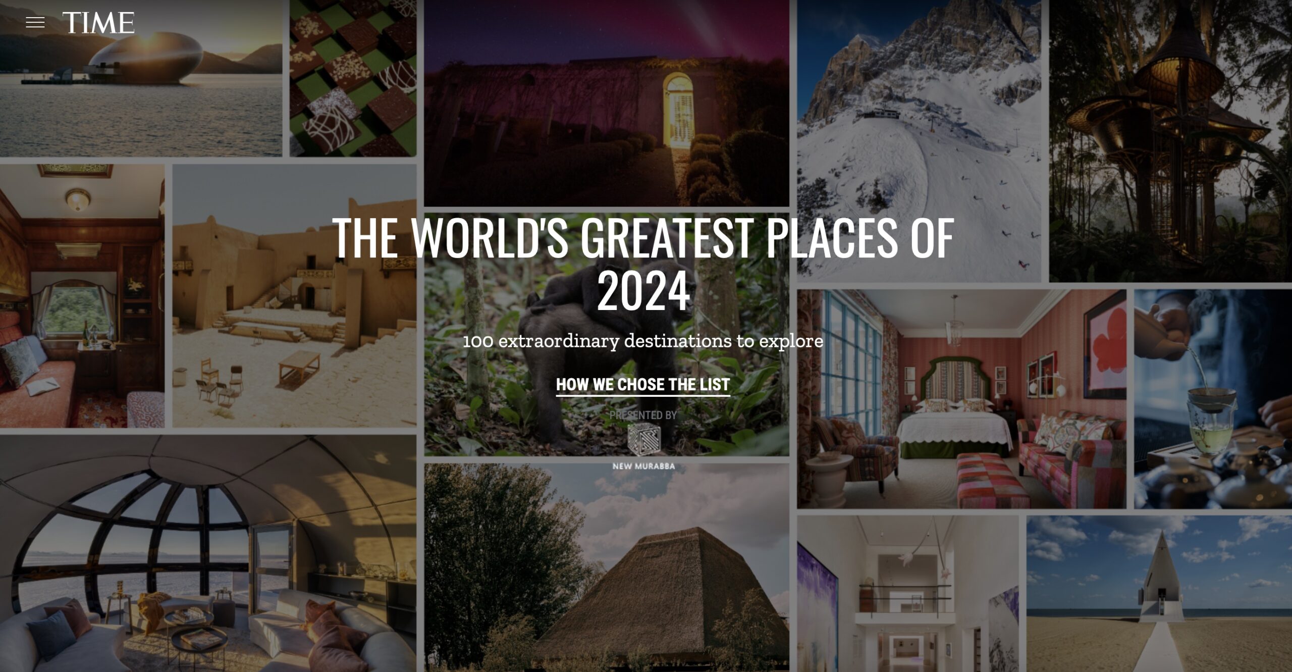 Time: World’s 100 Greatest Places