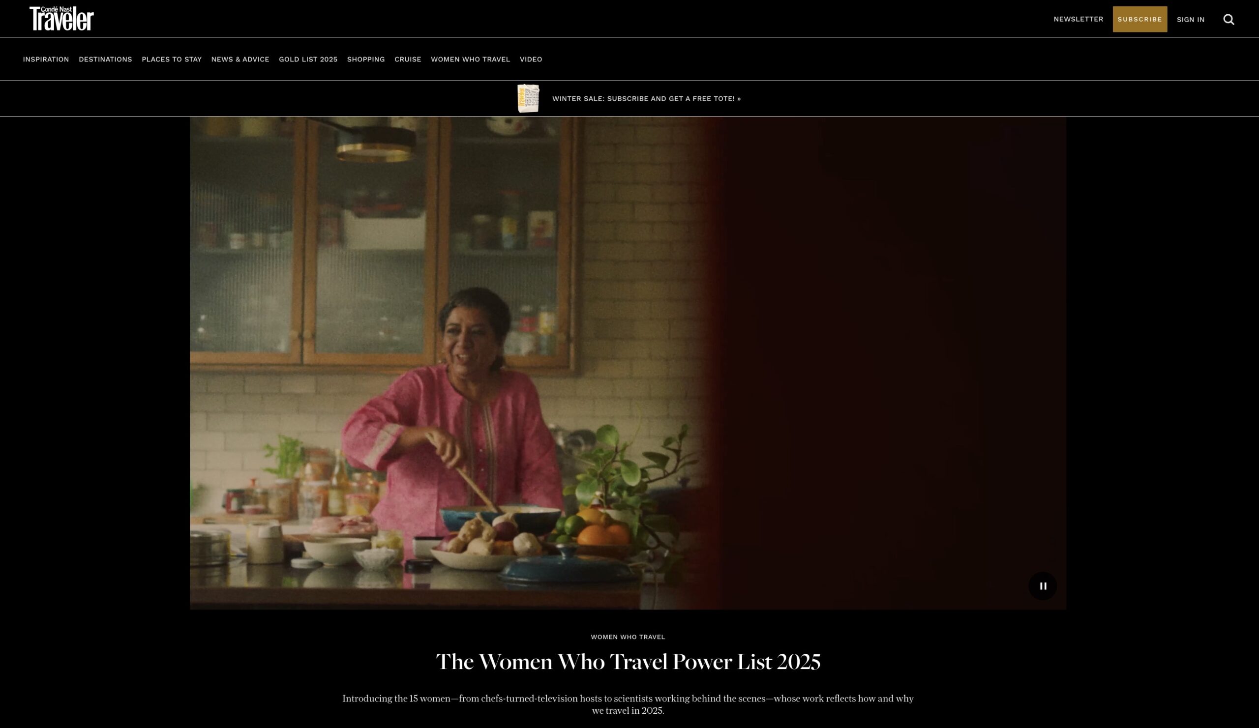 Condé Nast Traveler: Women Who Travel – Asma Khan