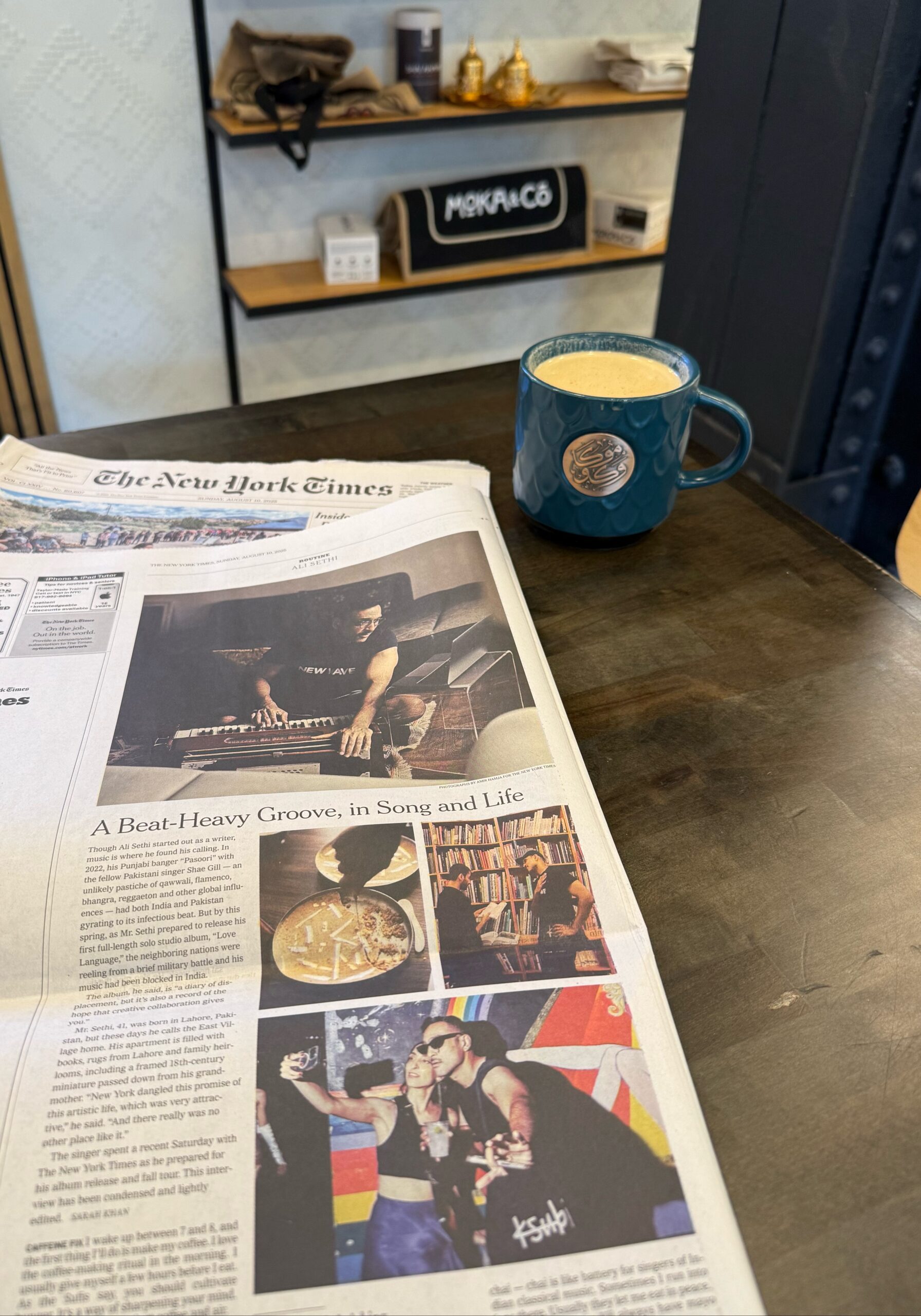 New York Times: A Beat-Heavy Groove, in Song and Life