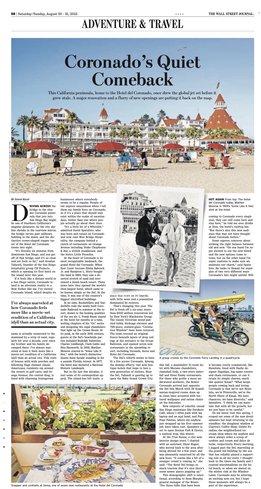 Wall Street Journal: Coronado’s Quiet Comeback