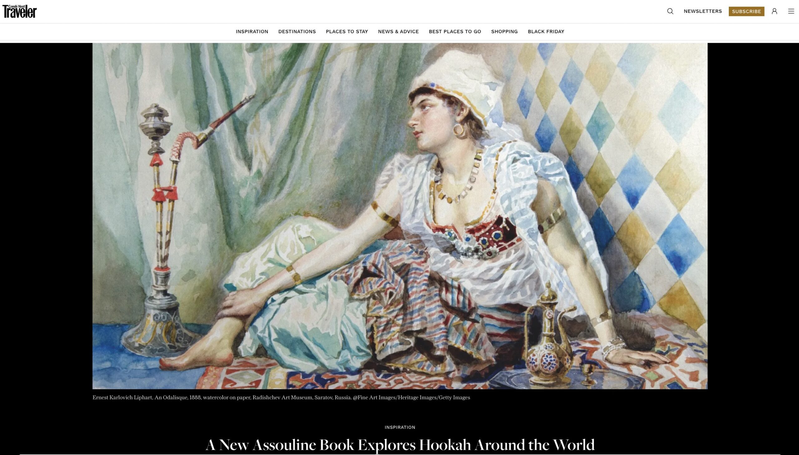 Condé Nast Traveler: A New Assouline Book Explores Hookah Around the World
